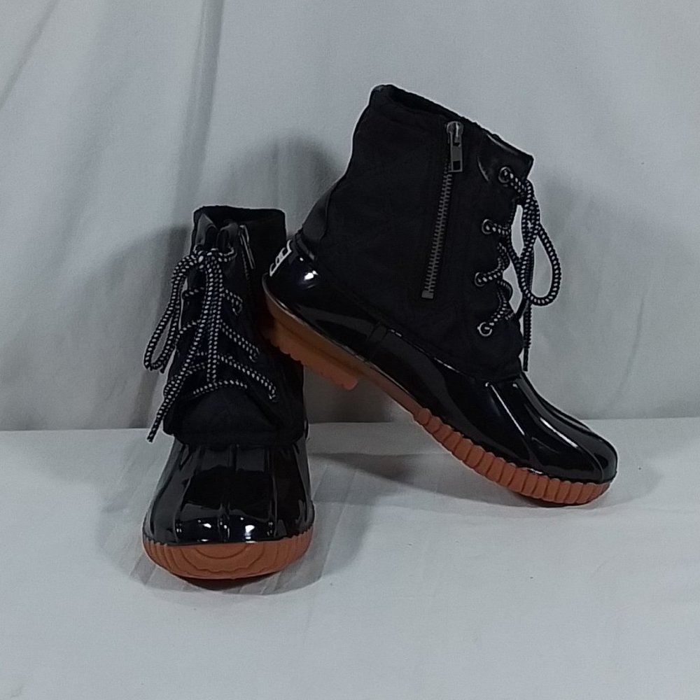 Women's Portland Boot Co. Quilted Duck Boot - Black - 8 - NIB - Picture 1 of 7